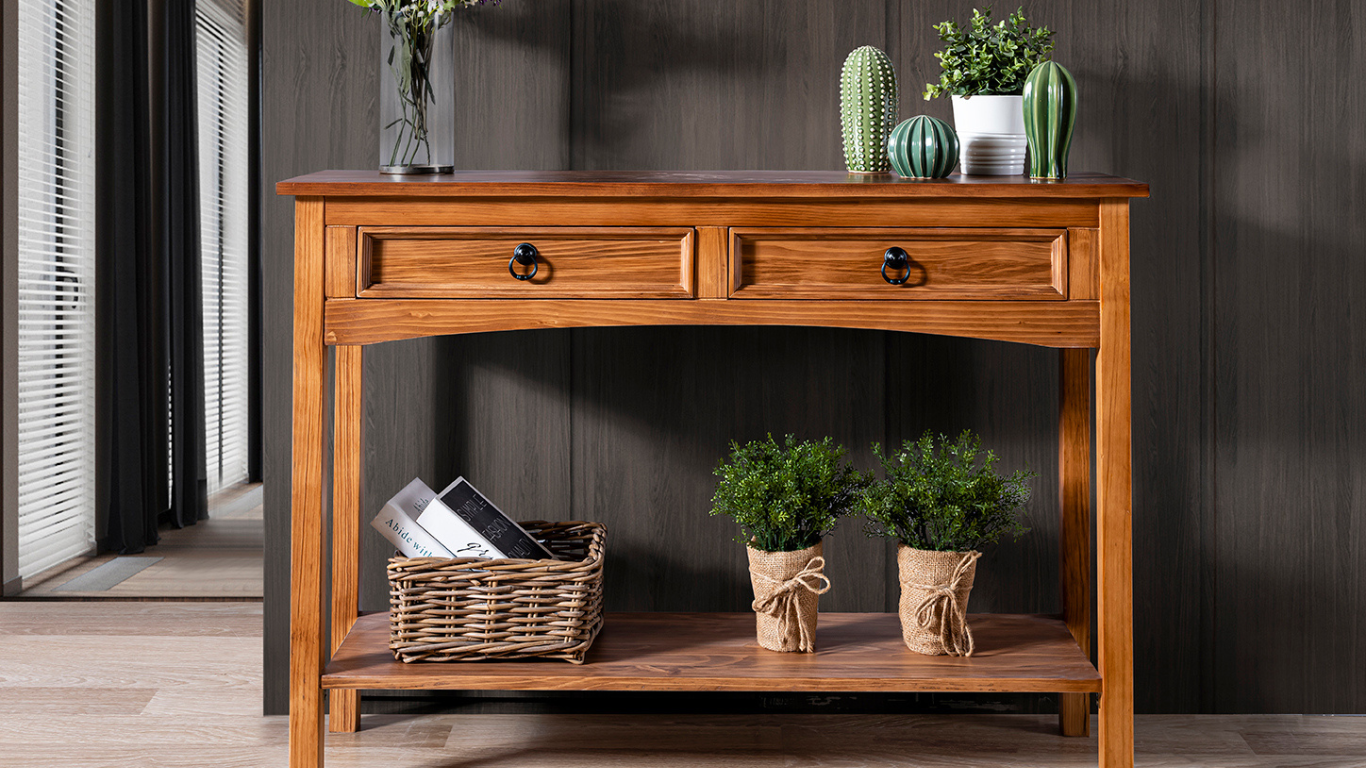 Schmale Konsolentische & moderne Konsolen Tische – auf alberohome.de!